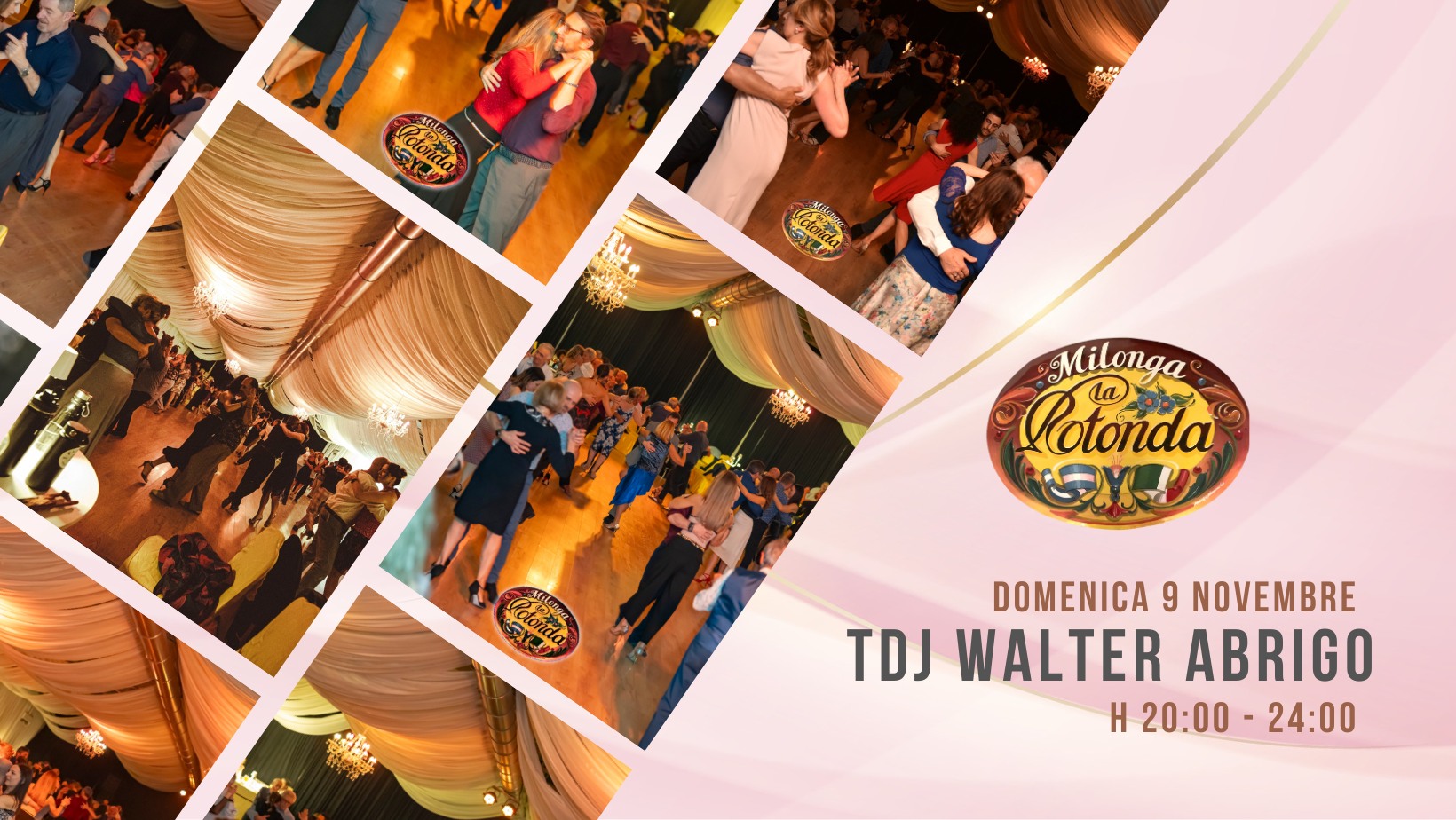 Domenica 9 Novembre, Tdj Walter Abrigo!