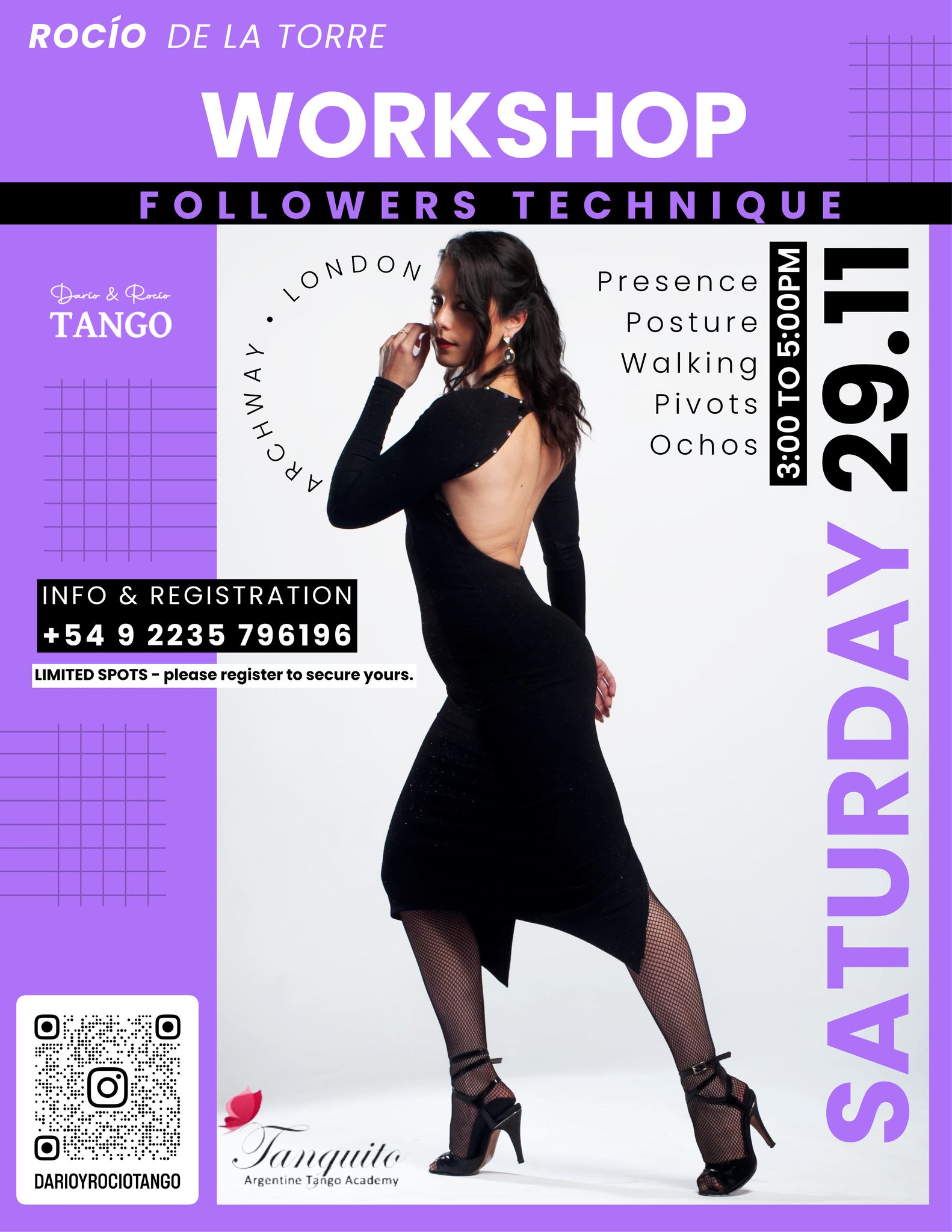 Followers’ Technique Workshop with Rocío de la Torre (Argentina)