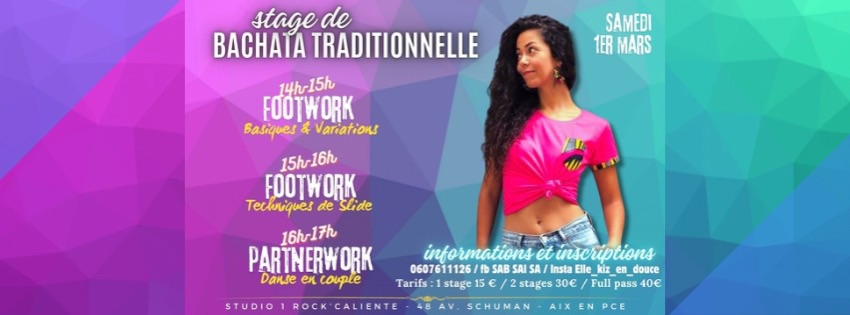 Stage de BACHATA TRADITIONNELLE