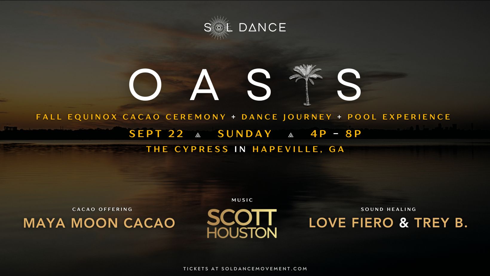 Oasis: Fall Equinox Cacao Ceremony + Dance Journey at The Cypress in Hapeville