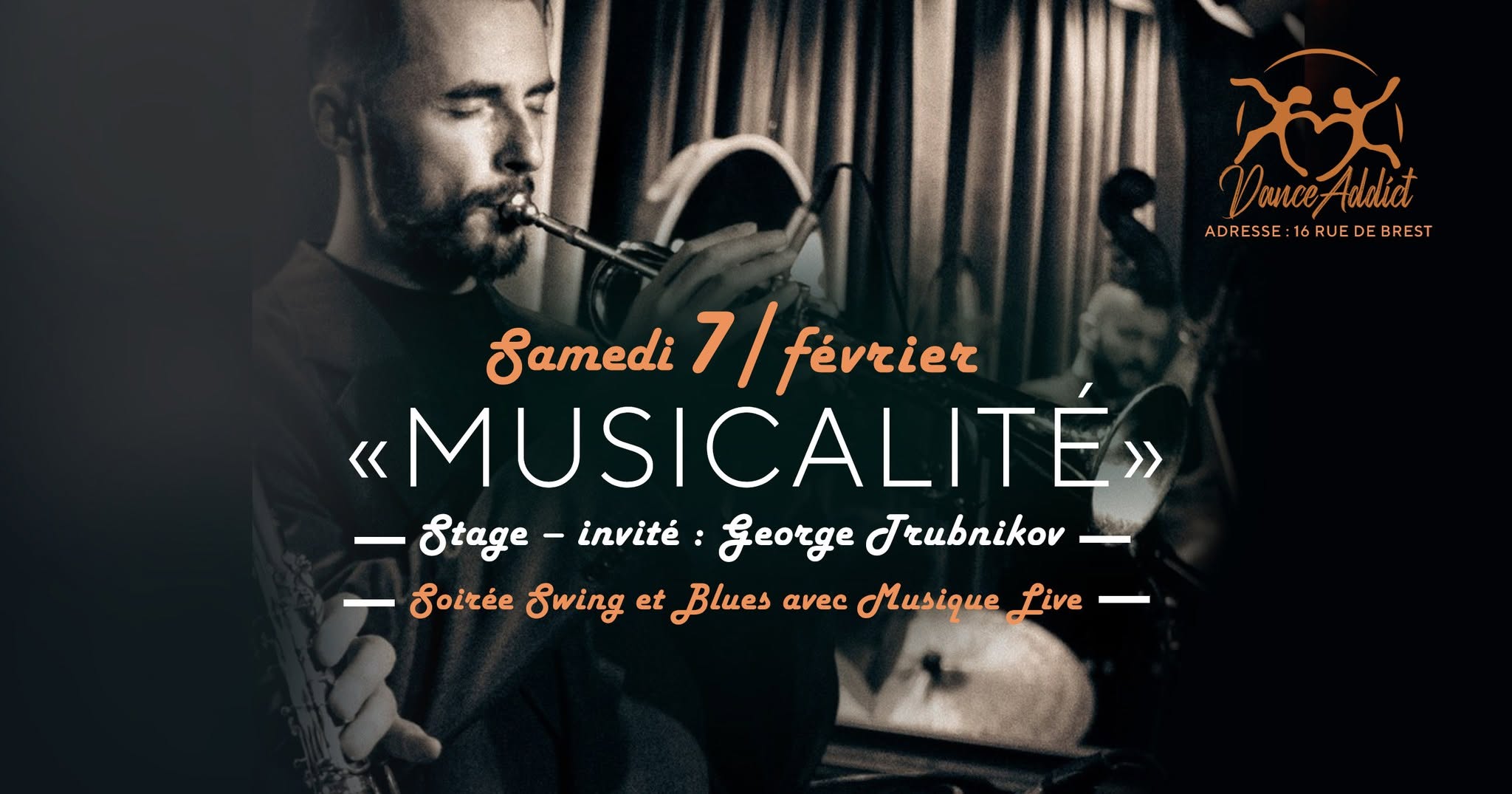 Soirée et Stage "MUSICALITE" avec un invité à Dance Addict