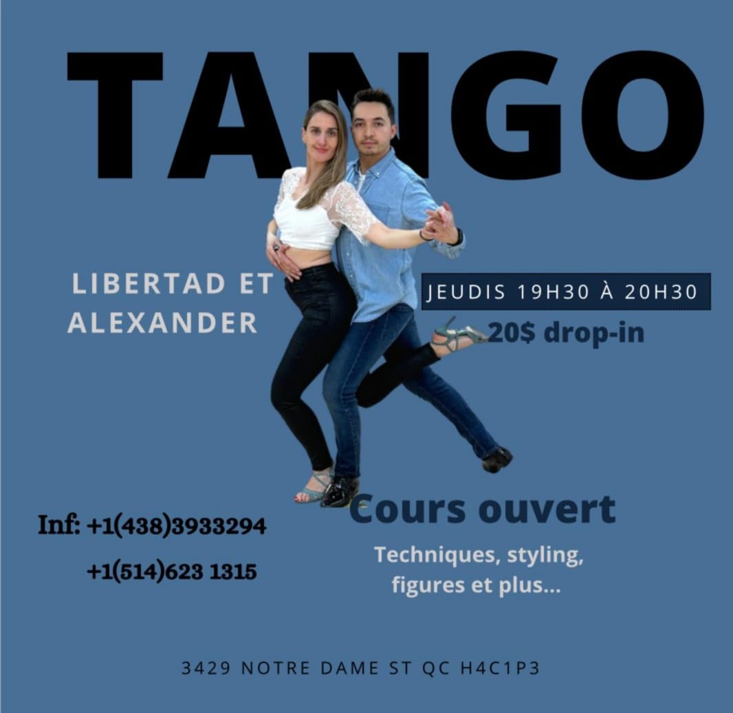 Cours de Tango Ouvert - Multiniveaux