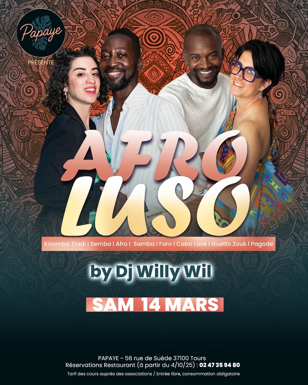 Soirée AfroLuso au Papaye 🔥