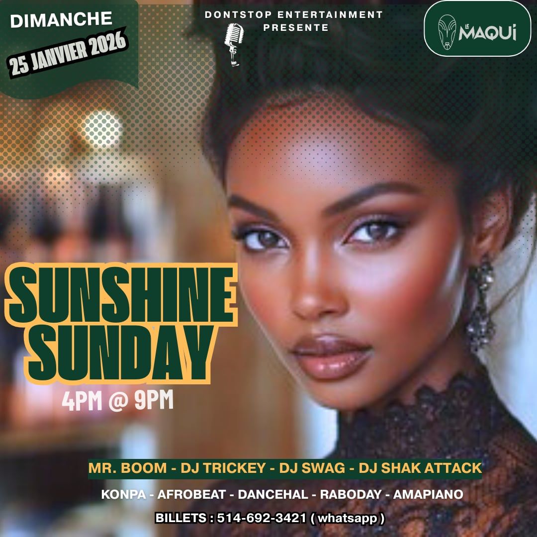 SUNSHINE SUNDAY ( day party )