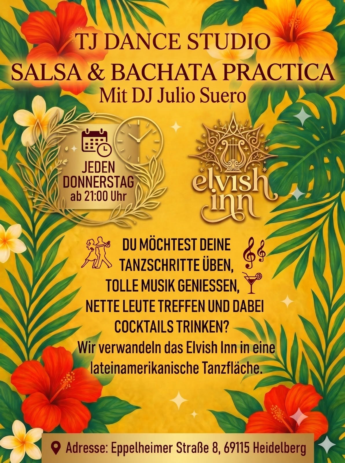 Salsa und Bachata practica Heidelberg