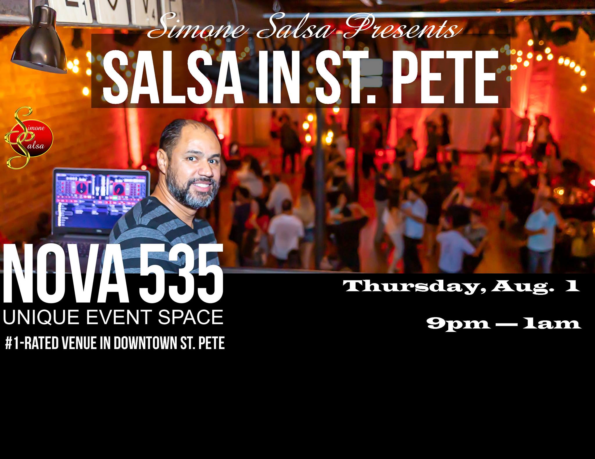 Salsa Night at NOVA 535 in St Pete - August