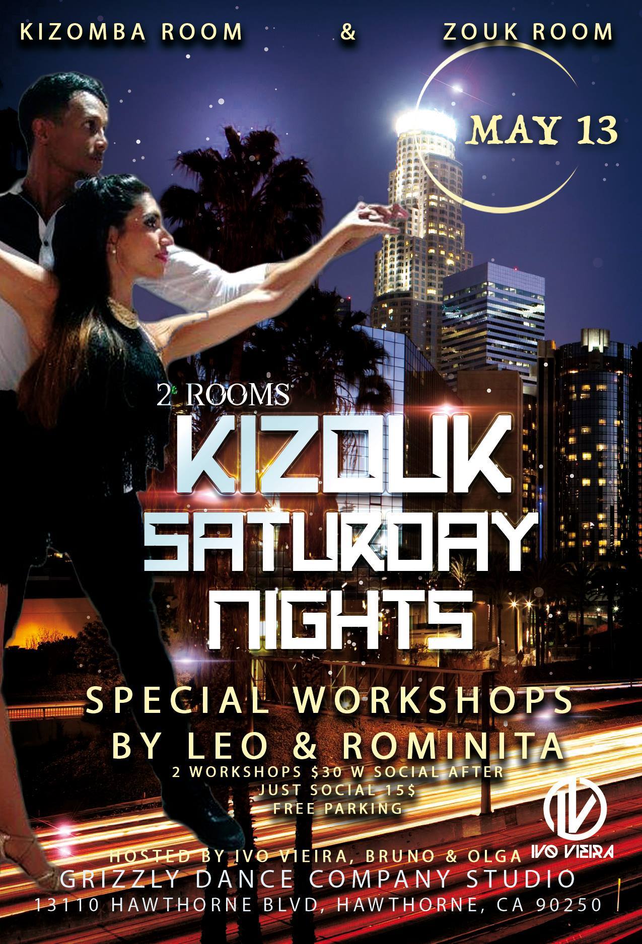KiZouk Saturday Nights GRAND Opening - with Leo & Rominita