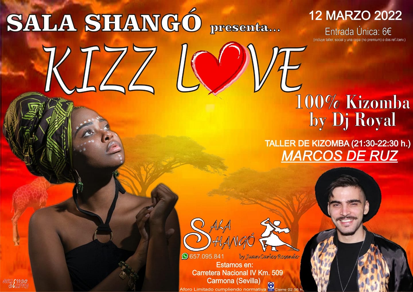 KIZZ LOVE en Sala Shangó