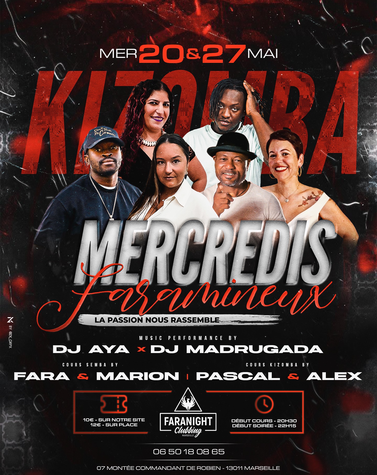 Mercredi Faramineux 20 mai 2026 : Pascal & Alex, Fara & Marion Dj Madrugada & Dj Aya