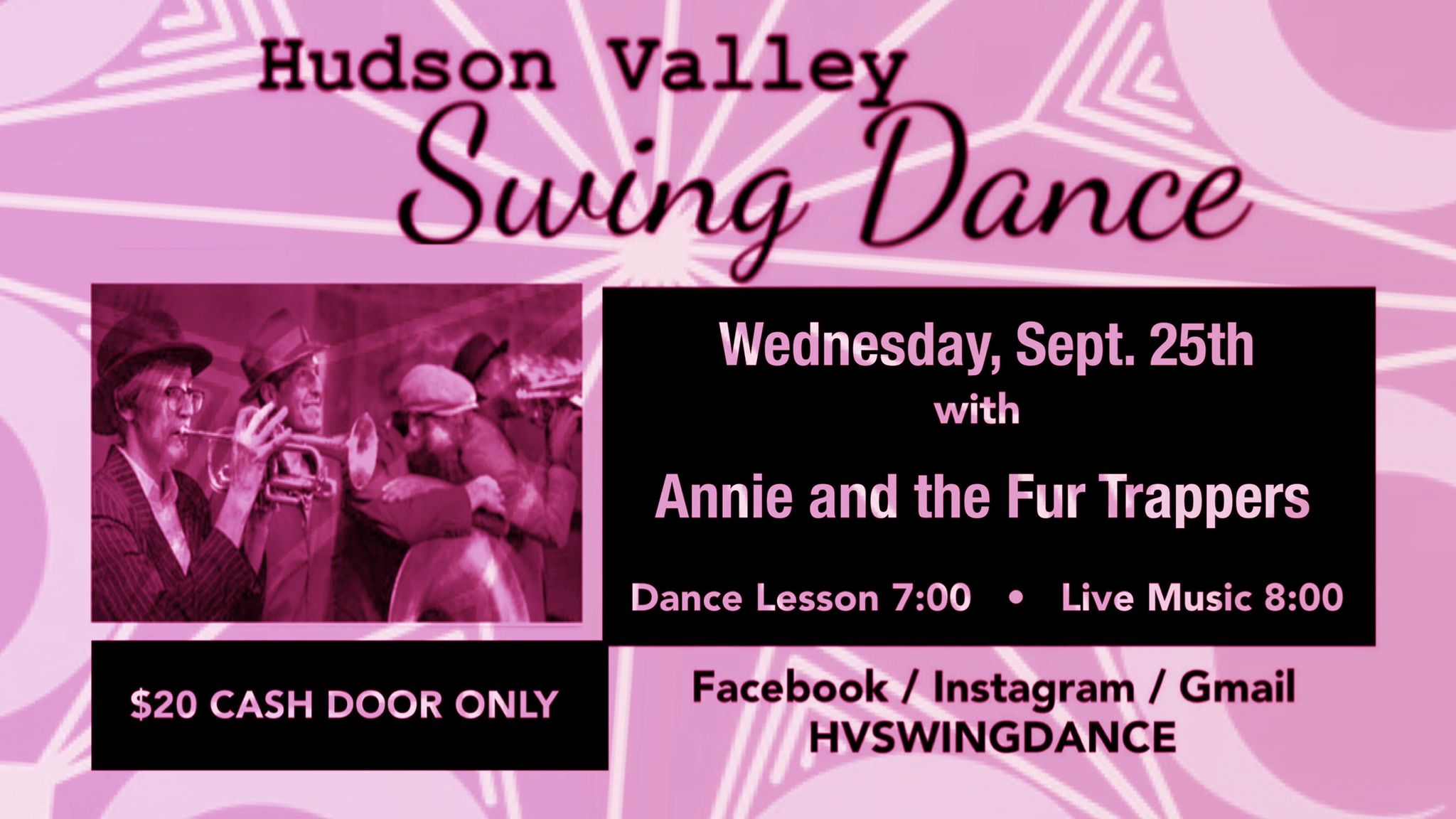 Swing Dance Night in The Garage w Annie & The Fur Trappers