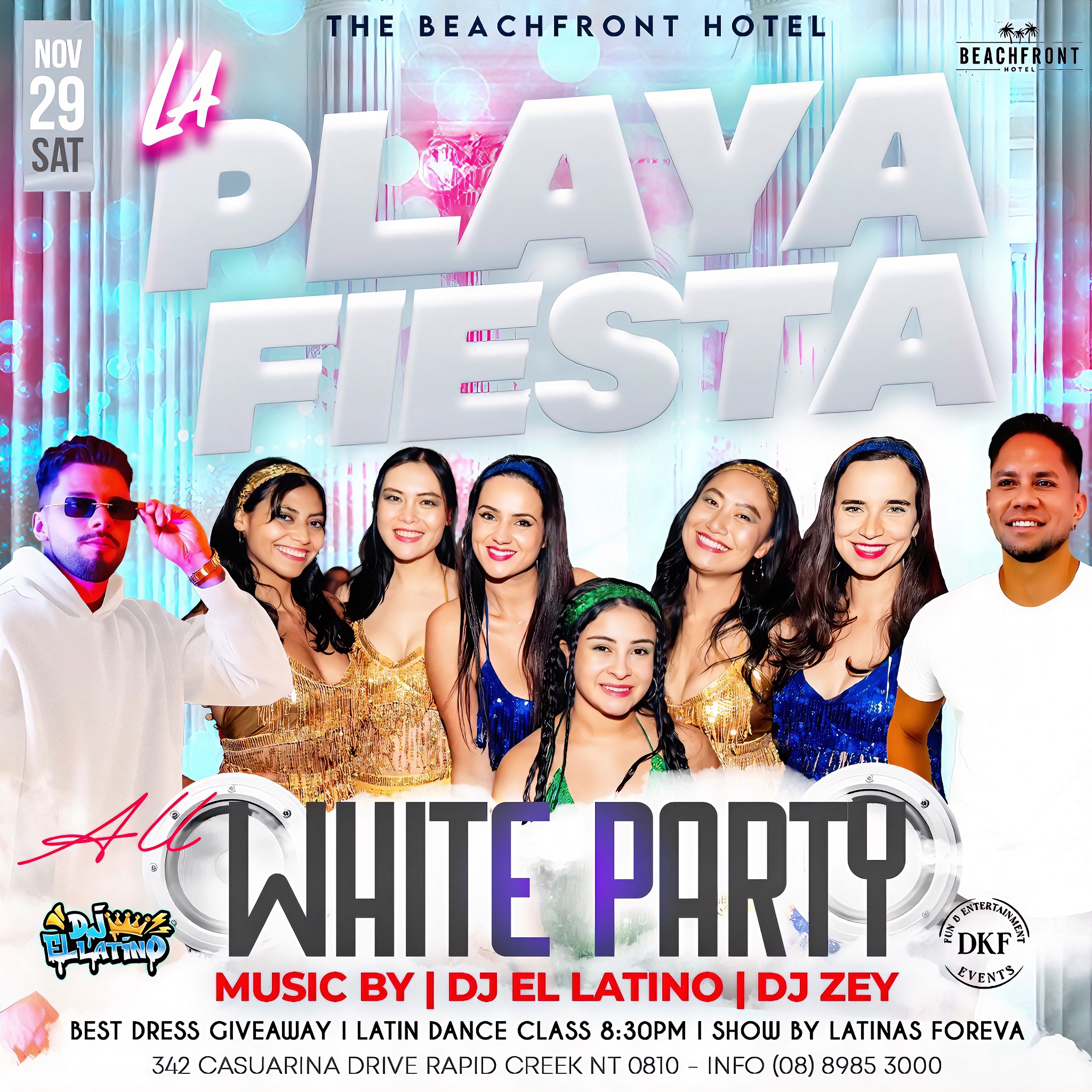 LA PLAYA FIESTA - ALL WHITE PARTY