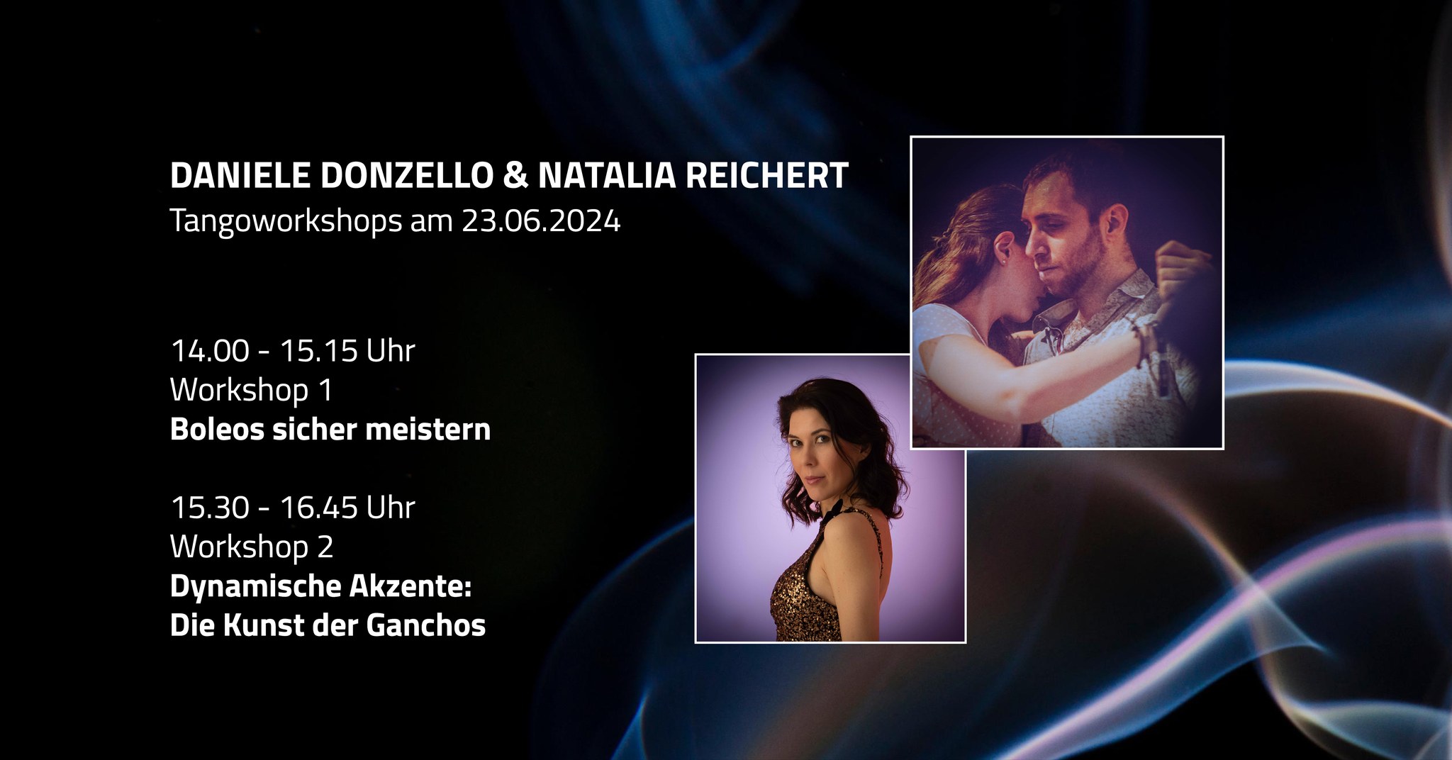 Workshops: Boleos & Ganchos mit Daniele Donzello und Natalia Reichert