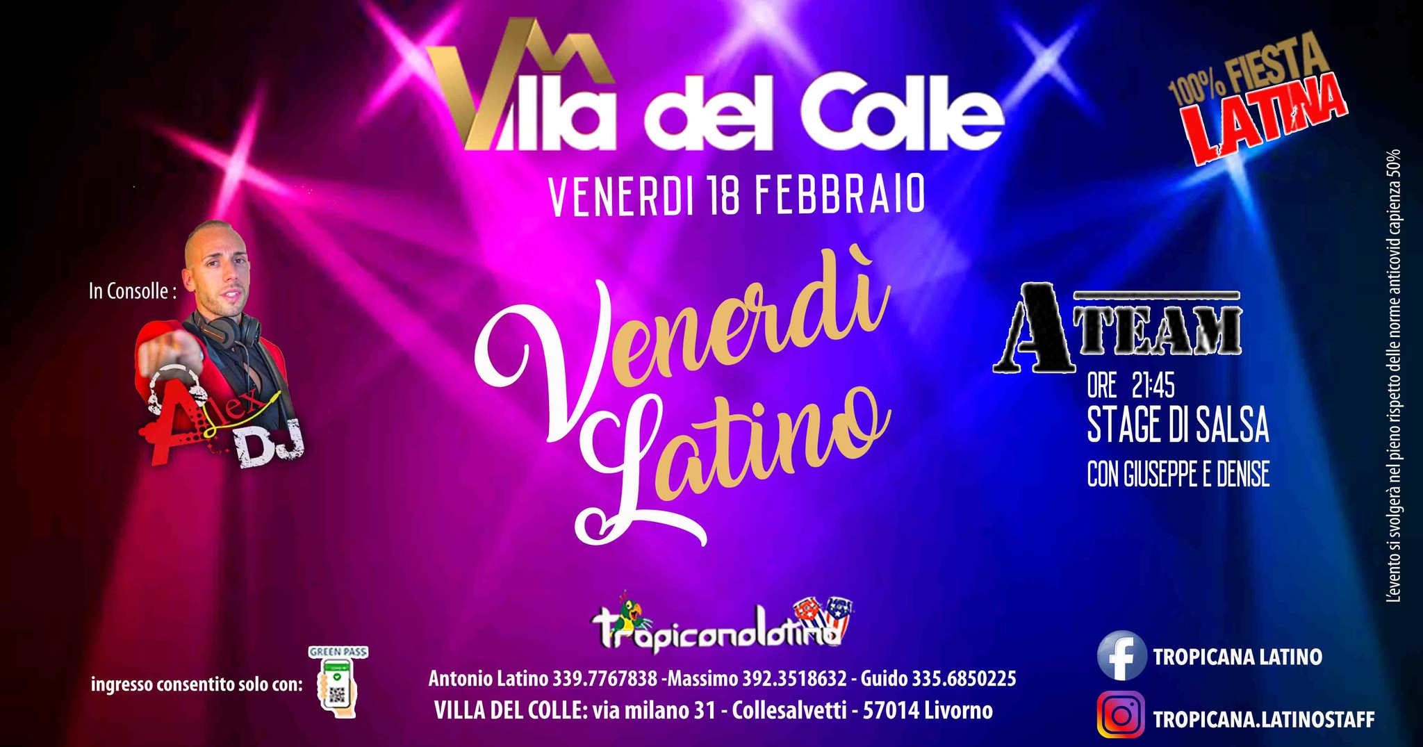 Il Venerdรฌ Latino VILLA del COLLE