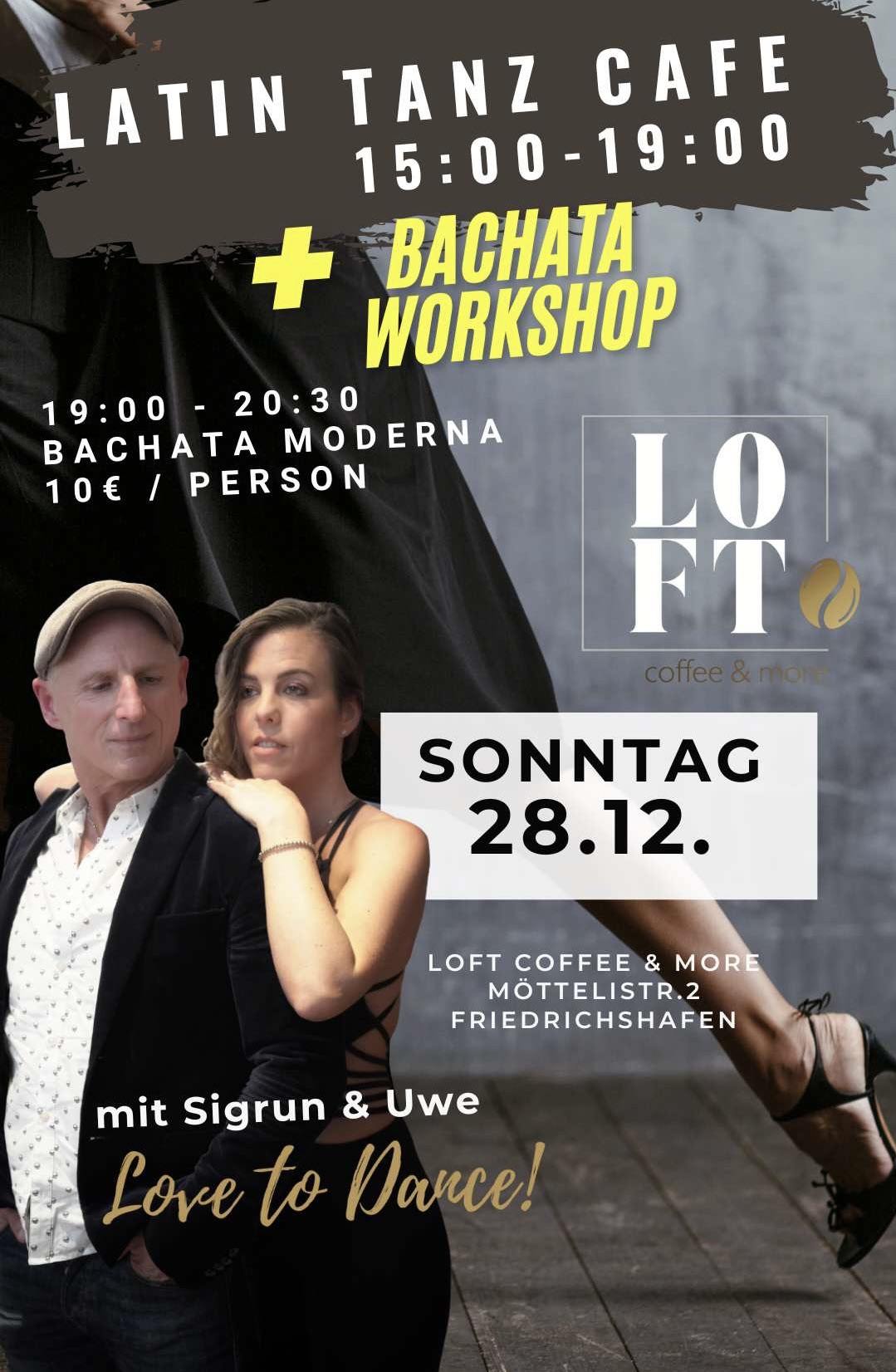 Latin Tanzcafe + Bachata Workshop 😎