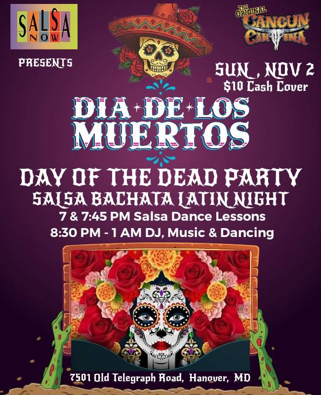 Day of the Dead Salsa Bachata Party