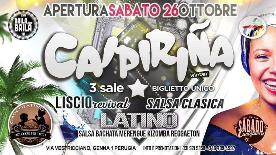 Caipiriña apertura stagione invernale