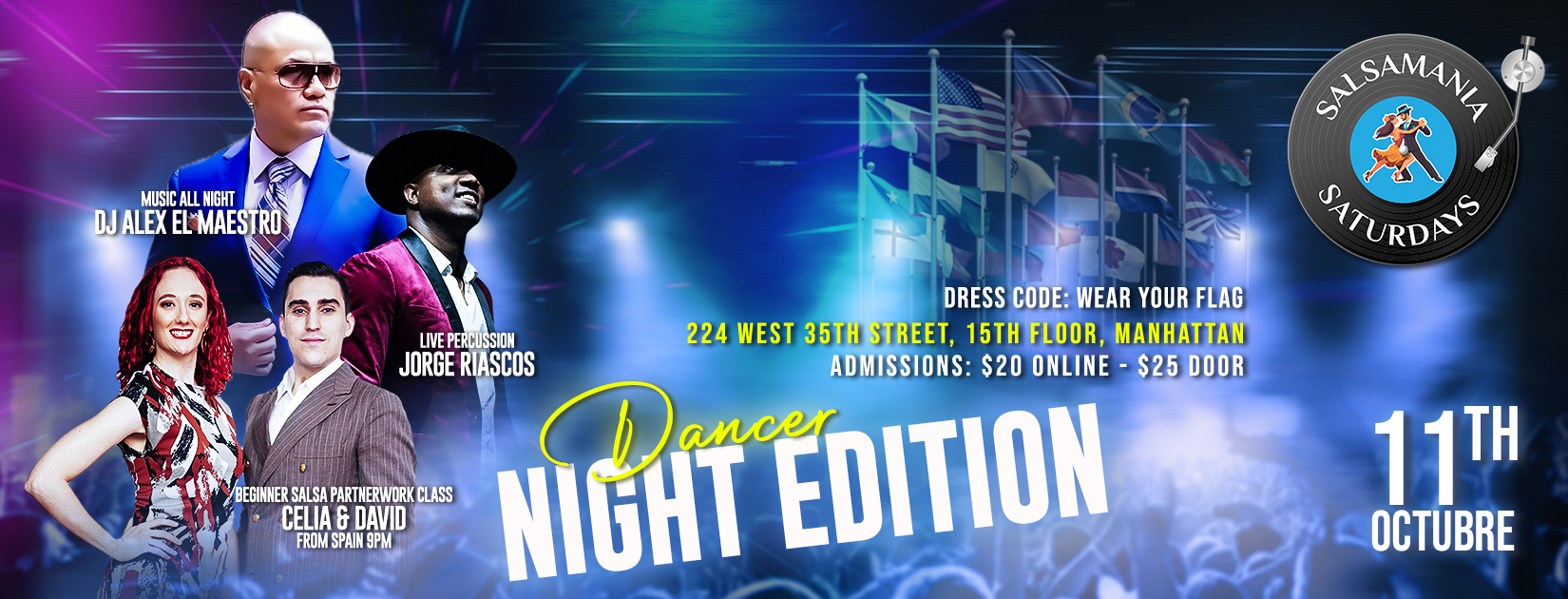 SALSAMANIA DANCERS NIGHT EDITION OCTOBER 11TH - EMPIRE LOCATION
