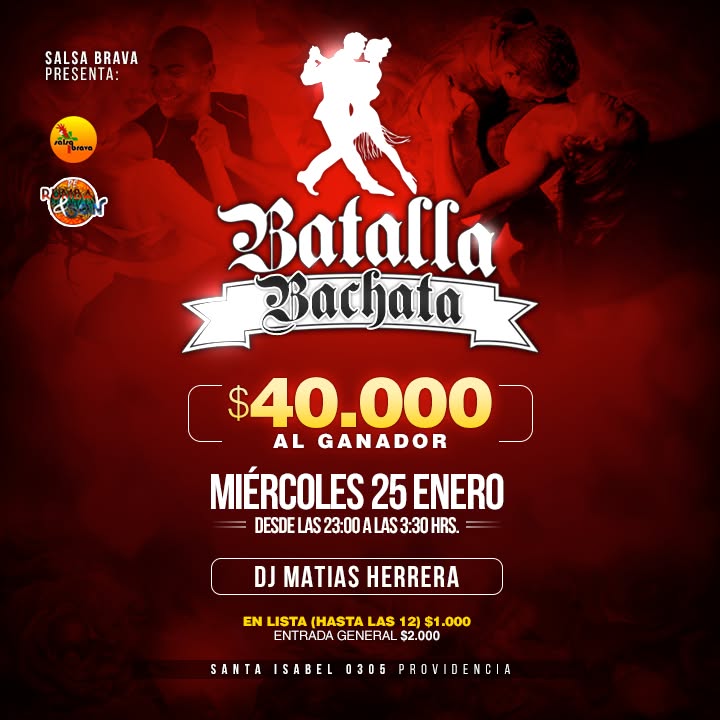 Miercoles 25 batalla bachata lista por correo