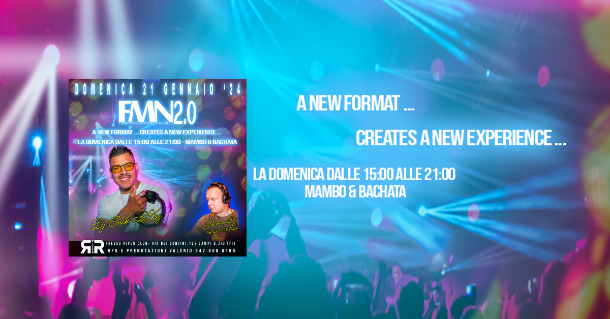 Firenze MamboNight & BachataParty - Domenica 21 Gennaio 2024