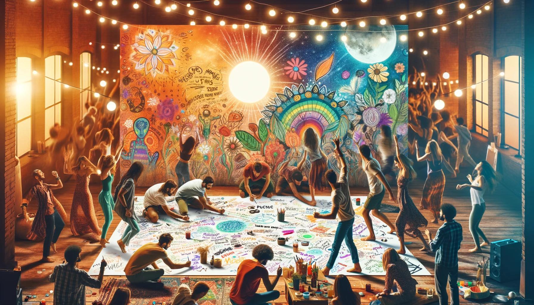 Ecstatic Dance & Collaborative Art: Full Moon Fusion April