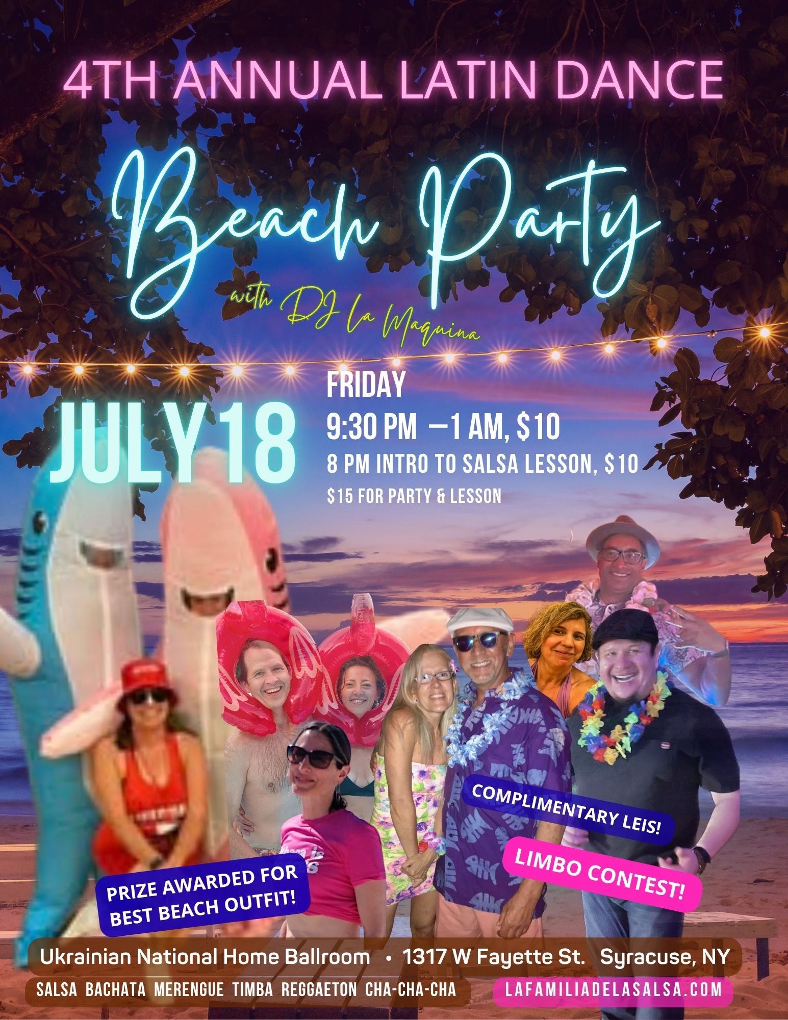 4TH ANNUAL LATIN DANCE BEACH PARTY 🌺 HAVANA NIGHTS SPECIAL EDITION