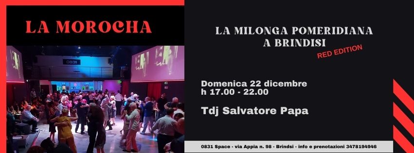 La Morocha_Milonga pomeridiana a Brindisi