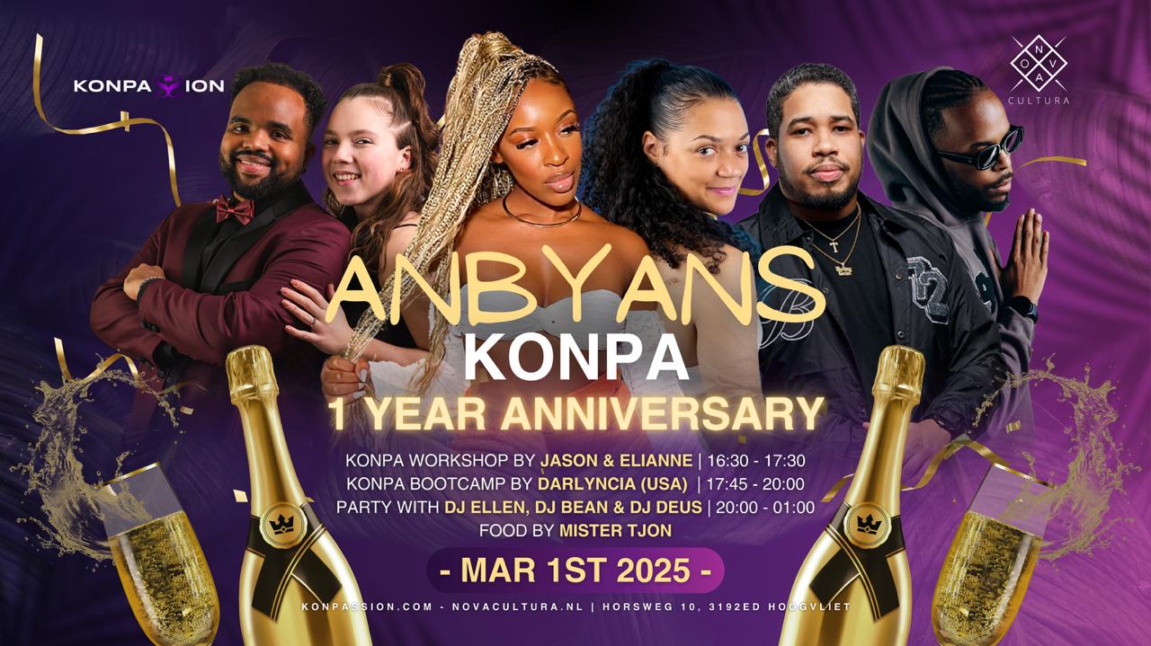 Anbyans Konpa March 1 YEAR ANNIVERSARY Edition - Konpa Bootcamp & Party