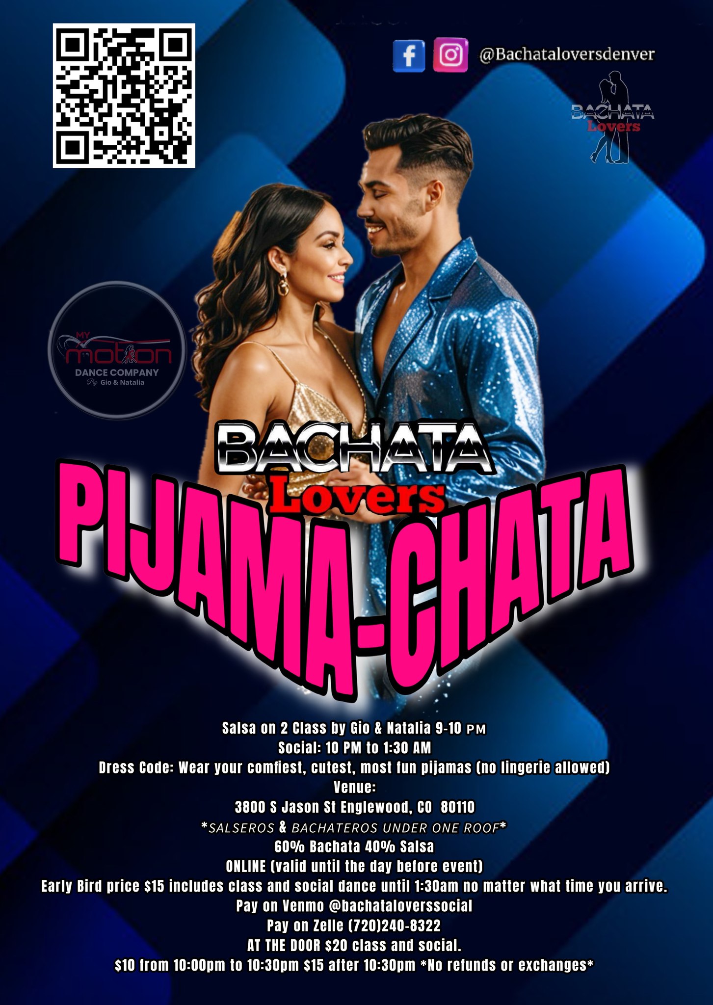 Bachata Lovers Social : Pijamachata Edition