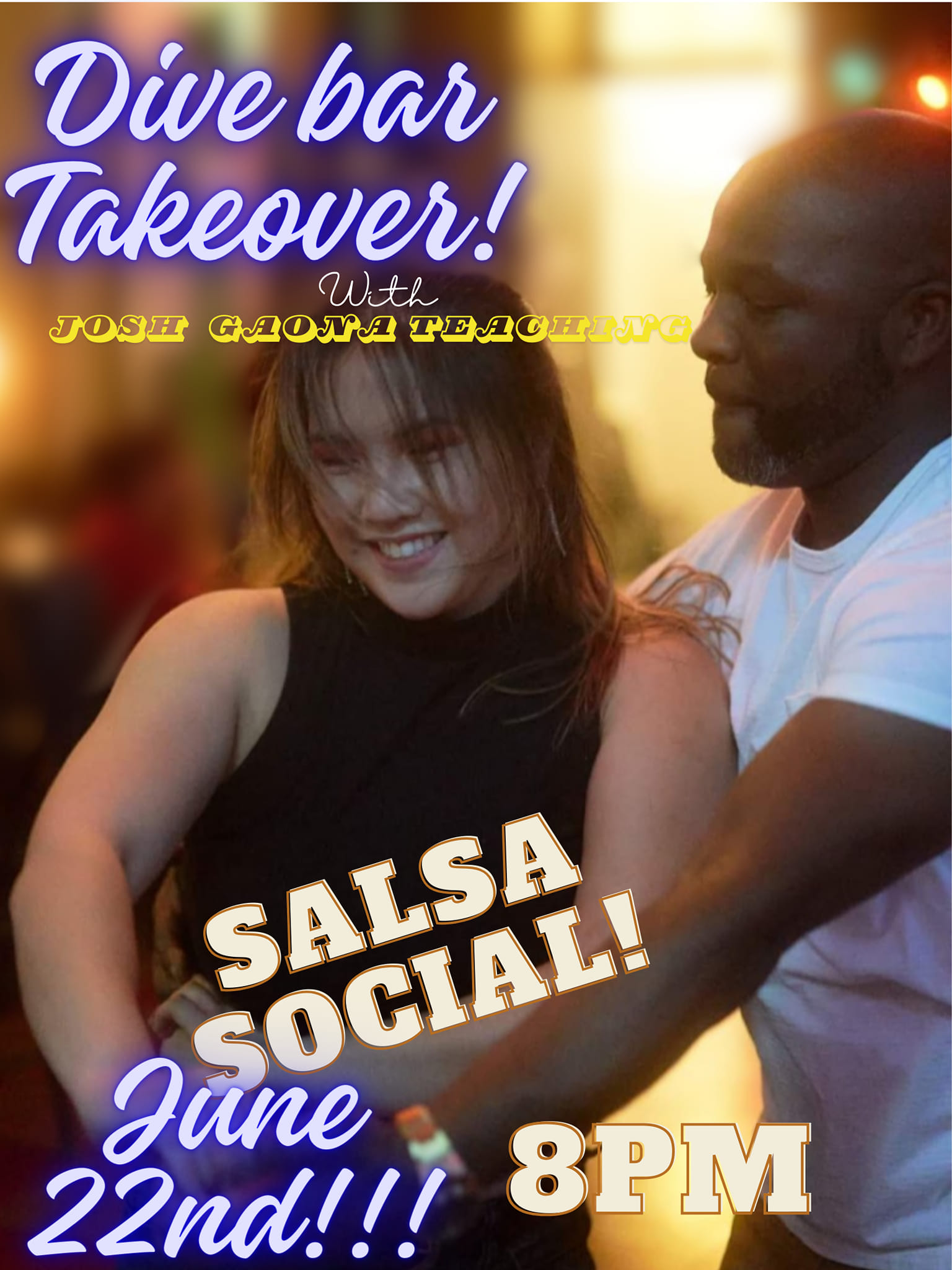 Dive bar takeover salsa social