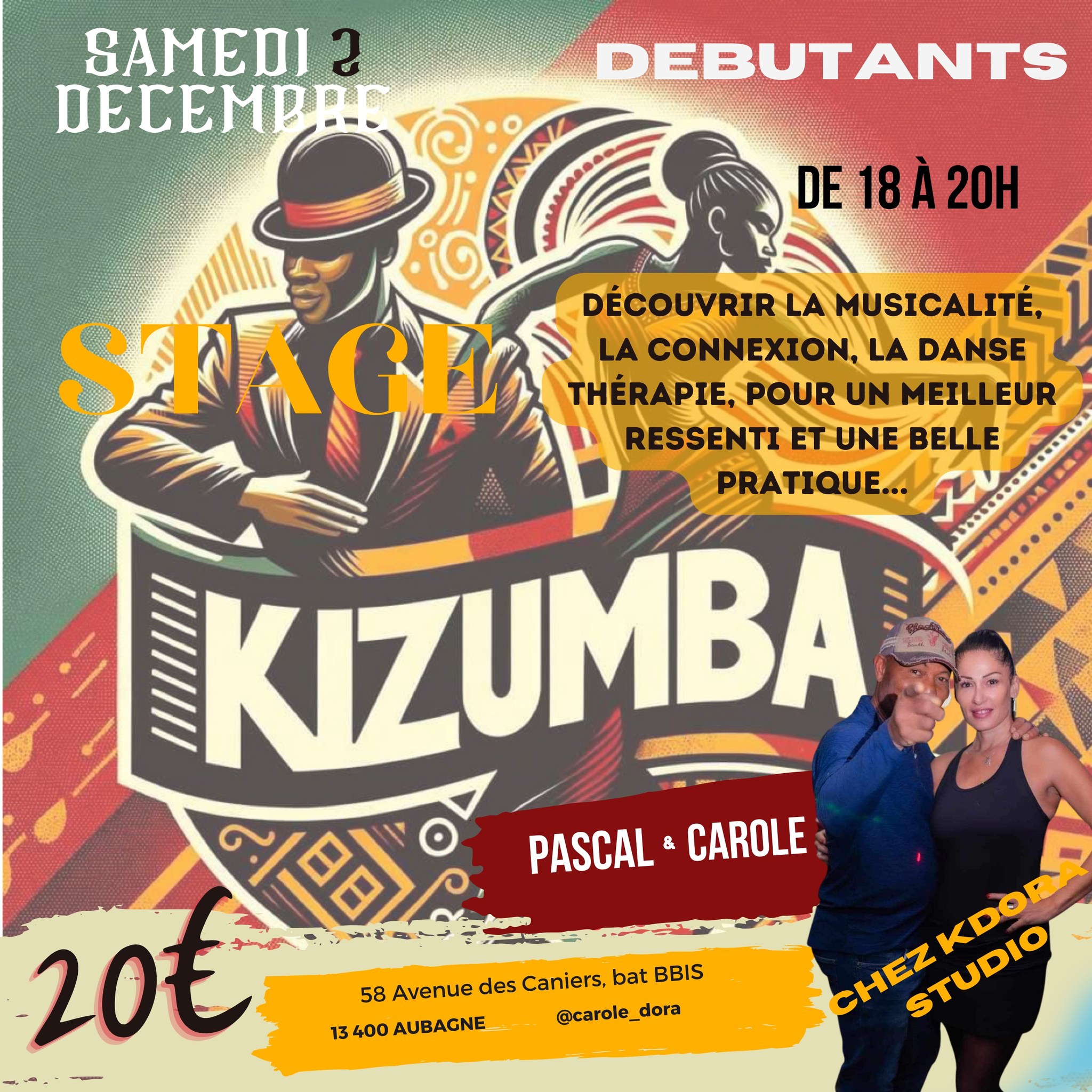 Stage Kizomba Débutants