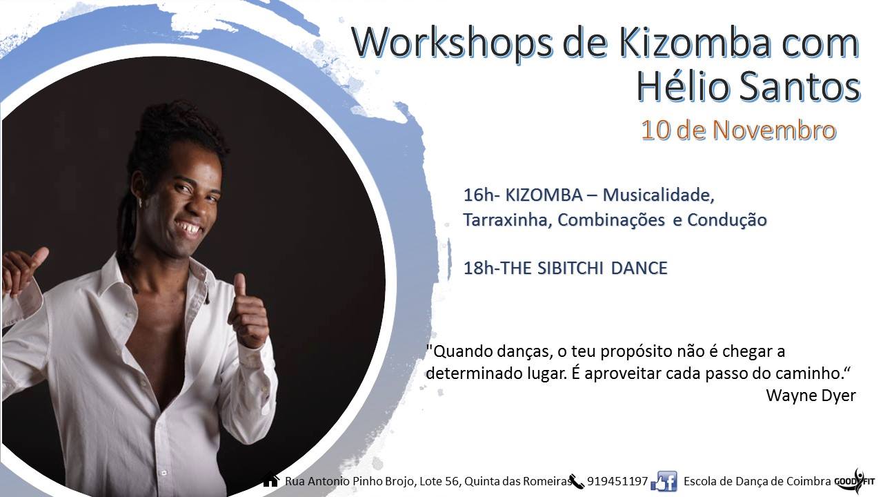 Workshop de Kizomba com Helio Santos