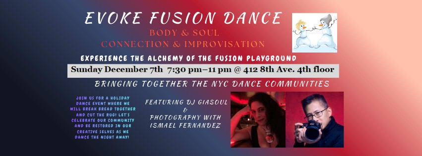 Evoke Fusion December 7th NYC Fusion Dance