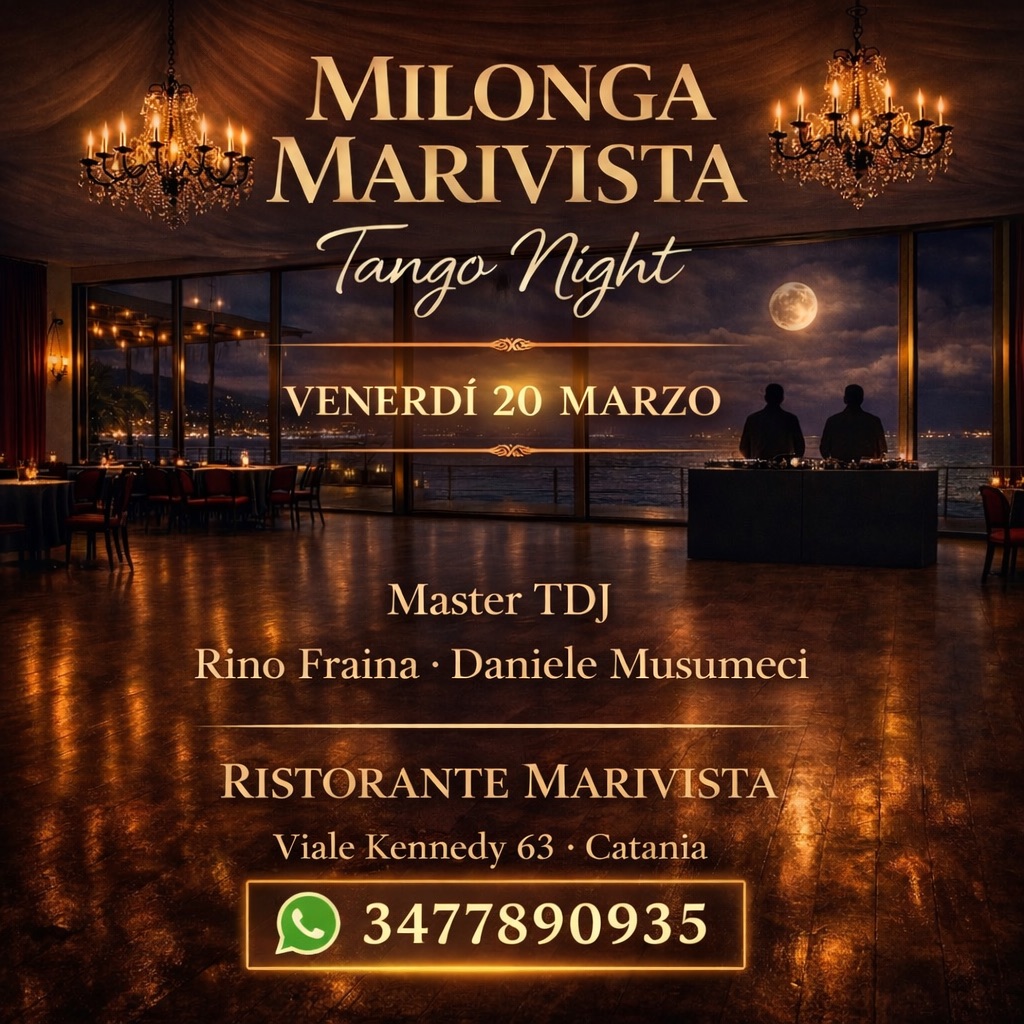 MILONGA MARIVISTA - 20 marzo Catania