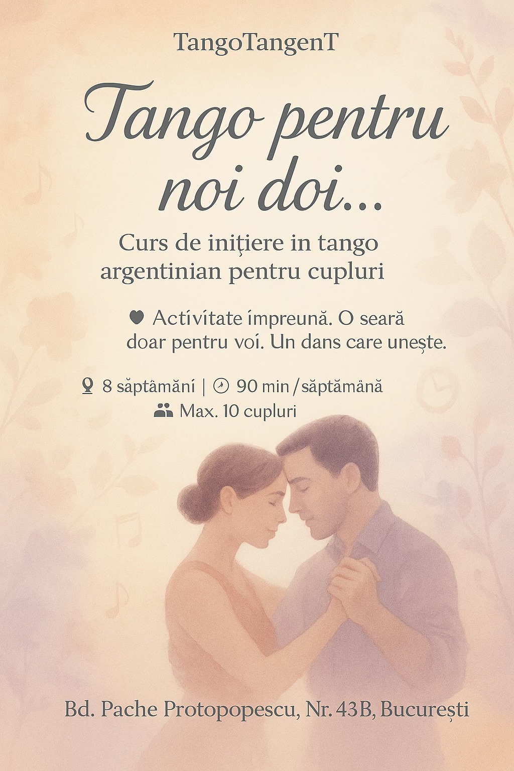 Tango pentru cupluri - primii voștri pași de Tango Argentinian!