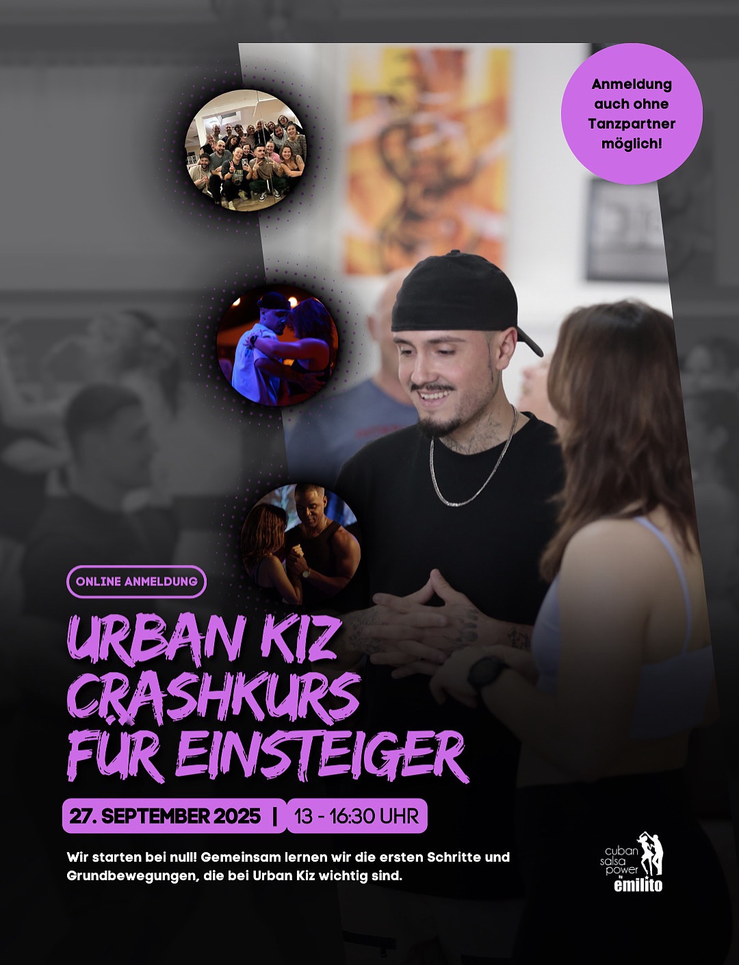 Kizomba Urban Kiz Crashkurs für Einsteiger @ Cuban Salsa Power