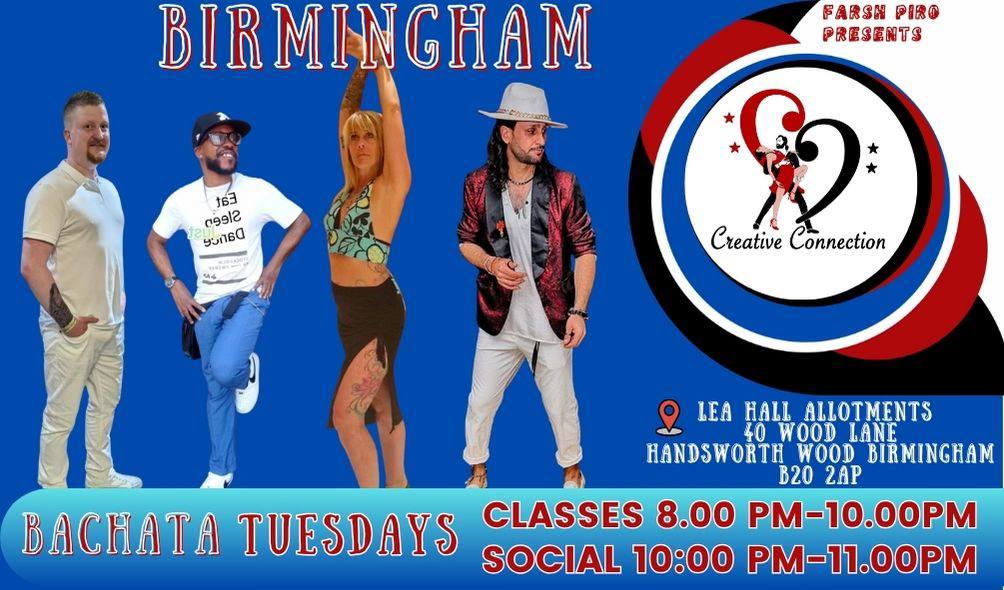 Birmingham Creative Connection , Every Tuesday Bachata Classes & Social