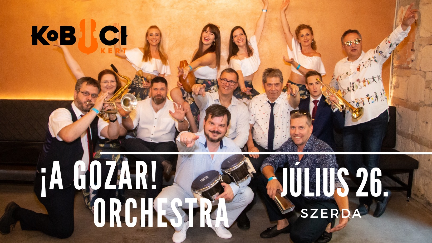 KOBUCI Salsa Est ¡A Gozar! Orchestra koncert