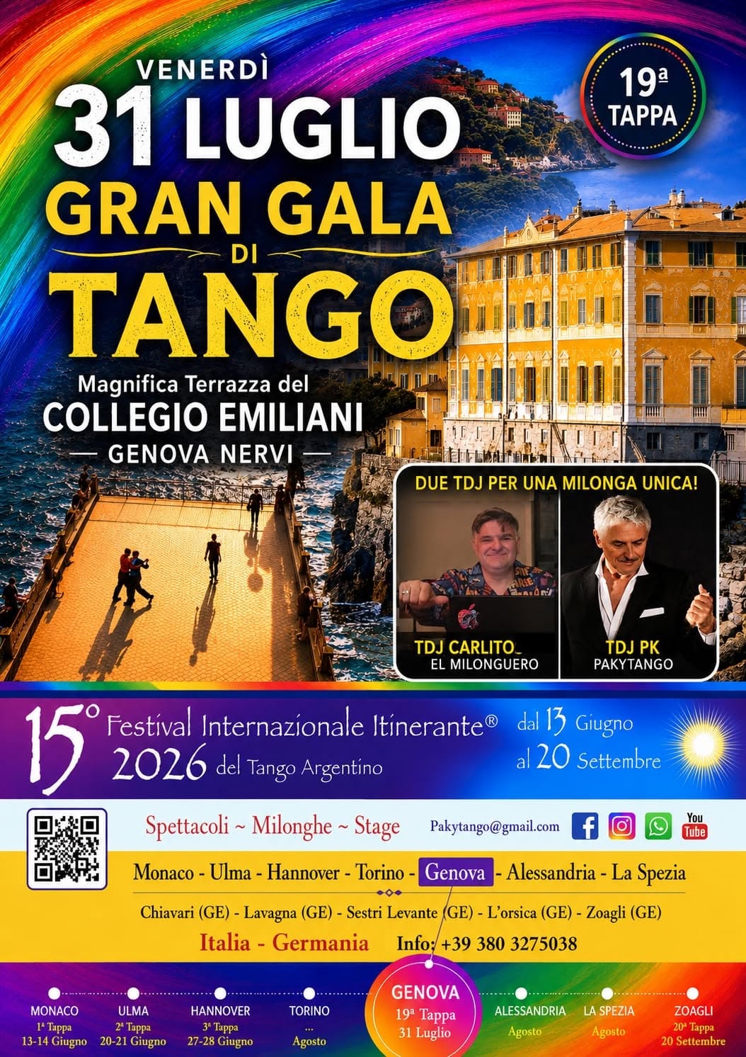 31 LUGLIO-Nervi-GE: Collegio Emiliani- 15°FESTIVAL ITINERANTE