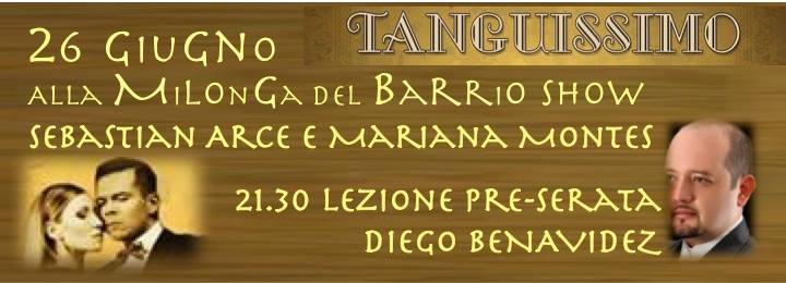 VEN26 al BARRIO Milonga con SHOW Sebastian e Mariana