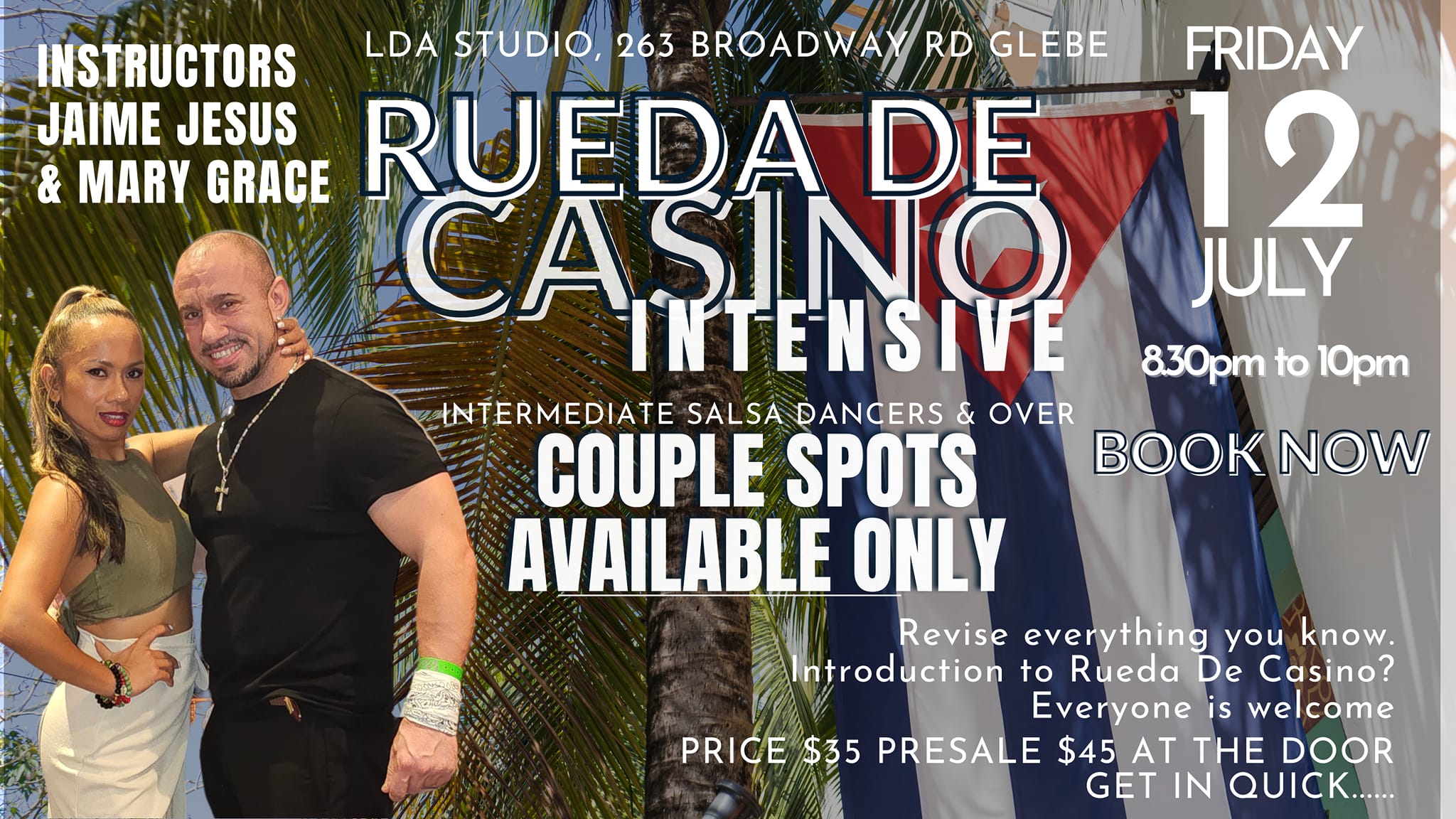 Rueda De Casino Intensive with Jaime Jesus & Mary Grace