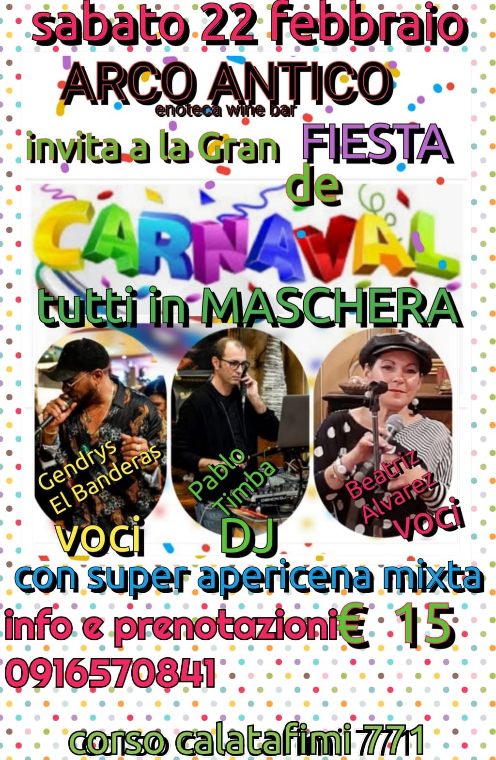 Carnevale cubano NIGHT LIVE