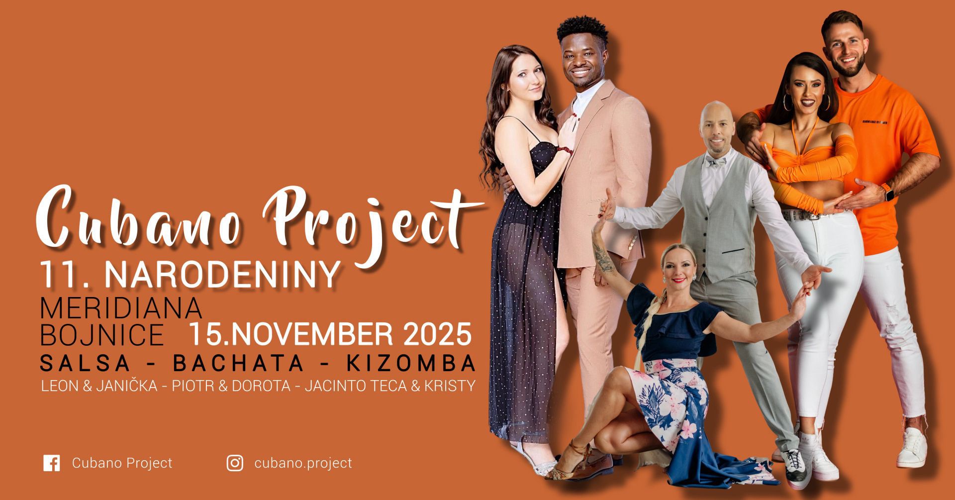 Narodeniny Cubano Project 🧡