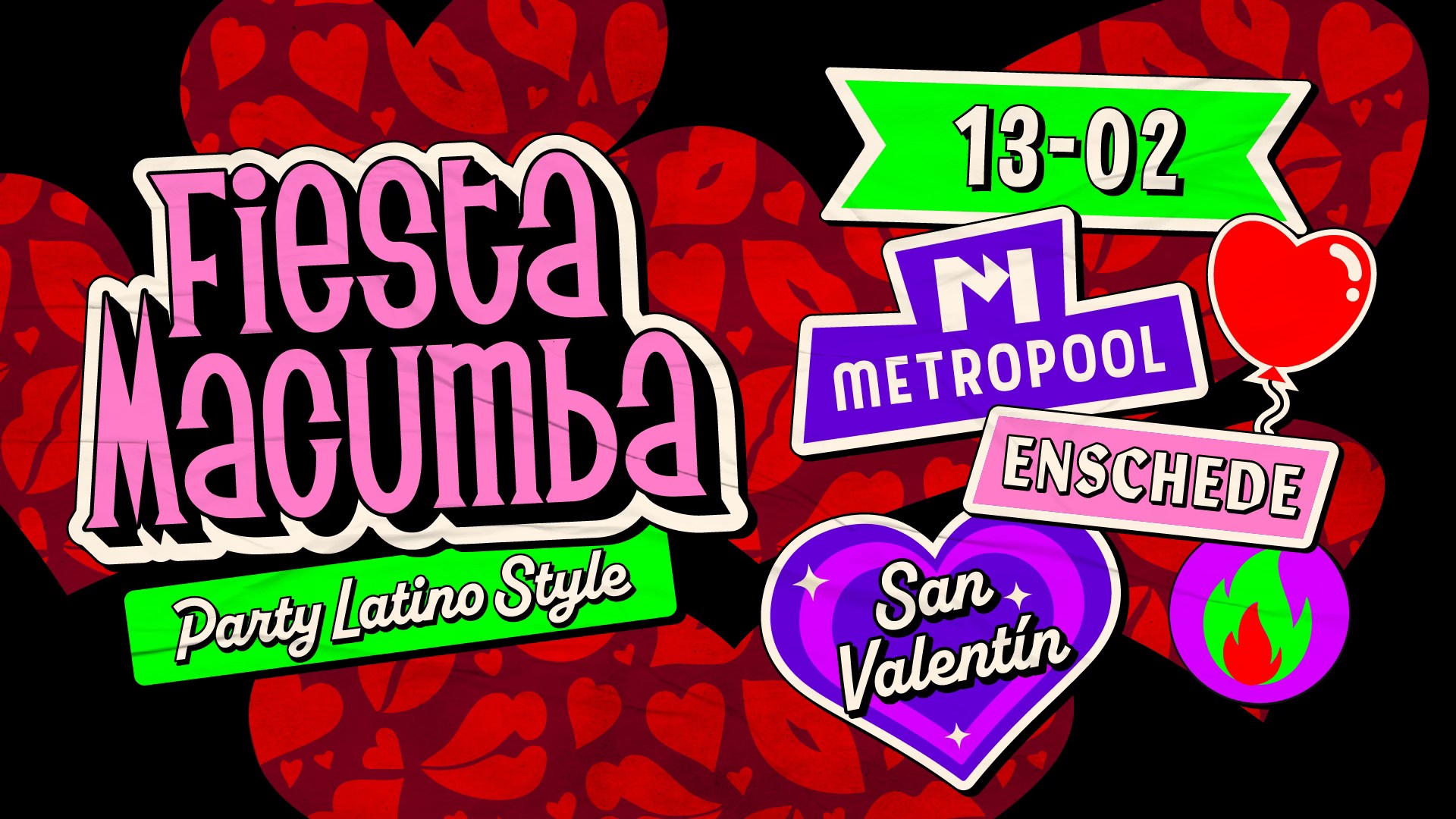 Fiesta Macumba 💖 San Valentín - Metropool Enschede