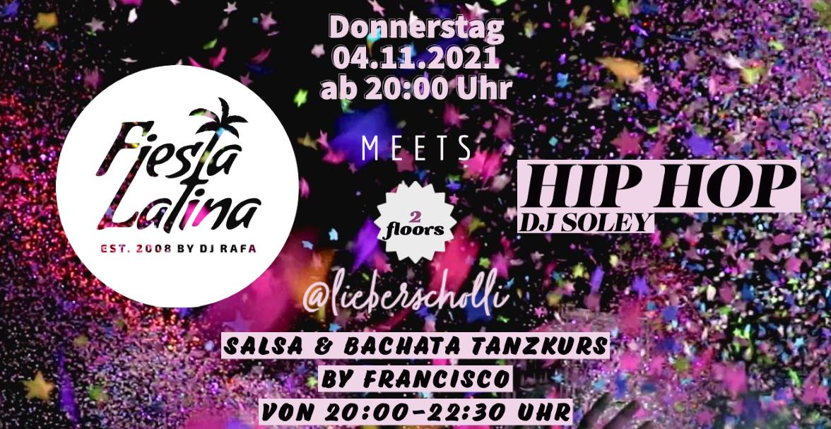 Fiesta Latina meets Hip Hop Party