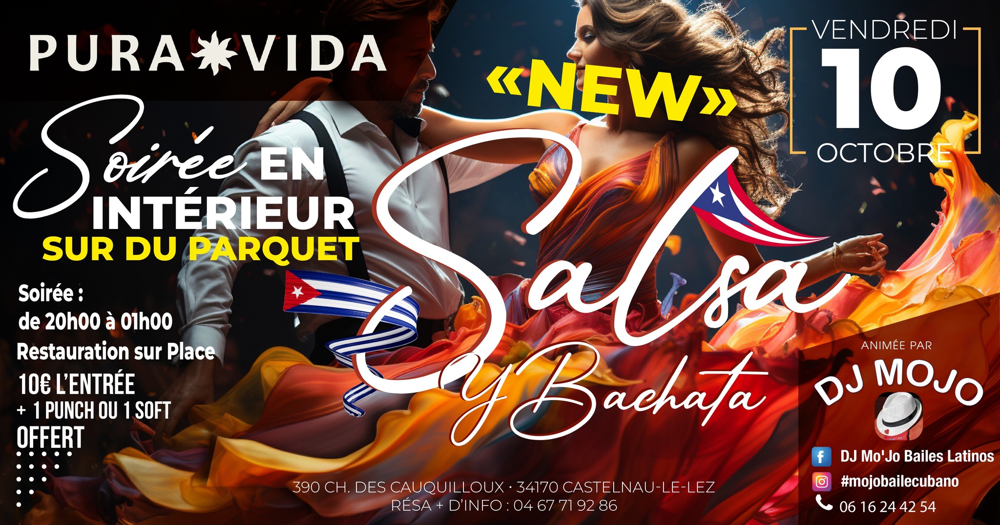 Soirée SALSA y Bachata Party (80 20)