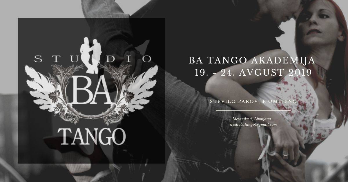 BA Tango Academy in August 2019