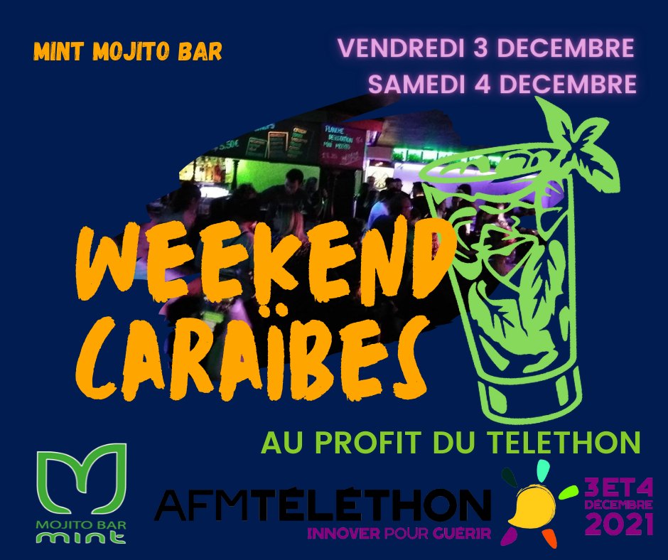Weekend Caraïbes au profit du Téléthon