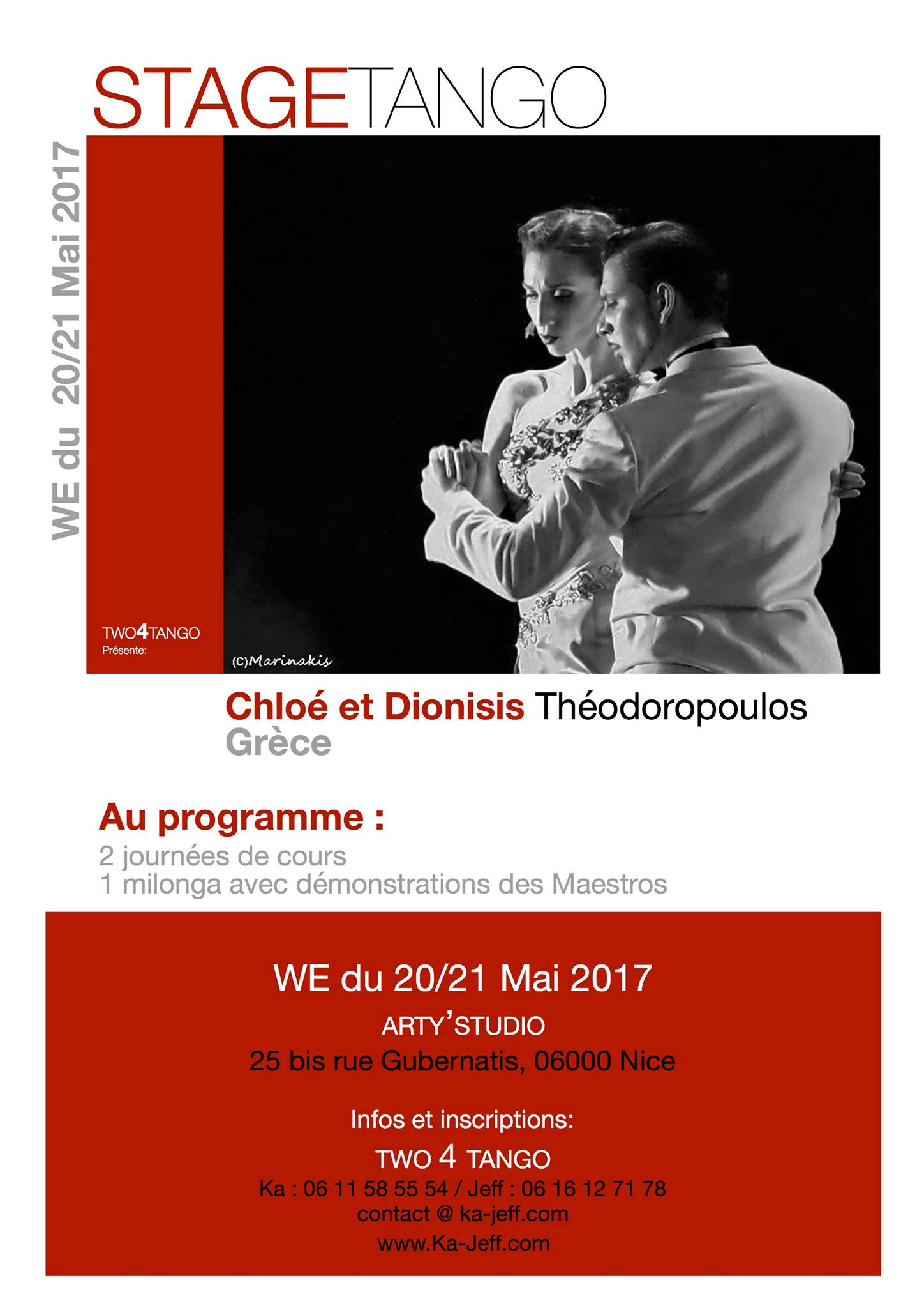 Stage Tango Chloé & Dionisis Théodoropoulos