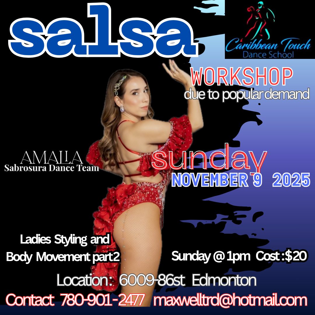 SALSA WORKSHOP WITH AMAILA CAMERON (due to popular demand) part 2