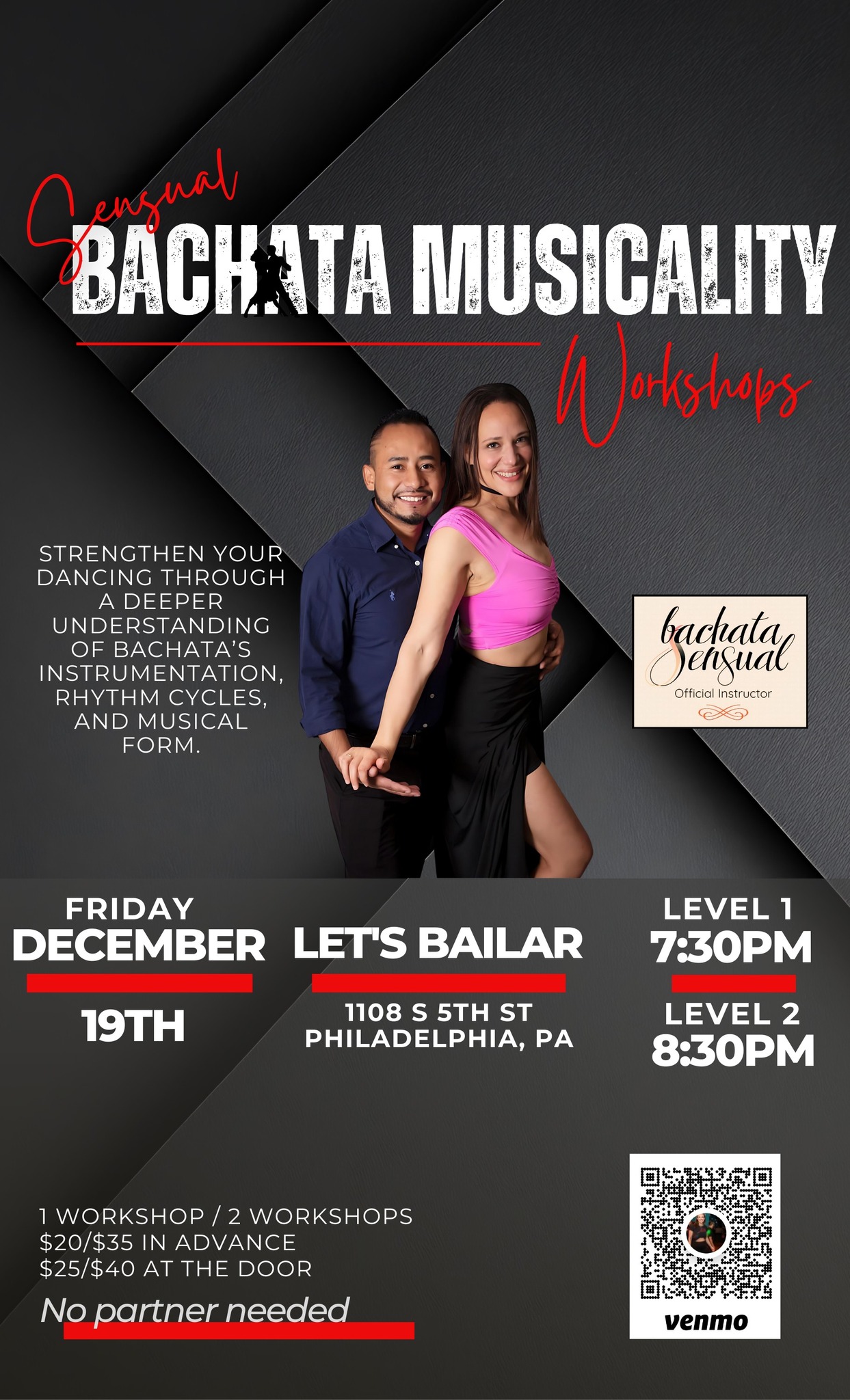 Sensual Bachata Musicality Workshops